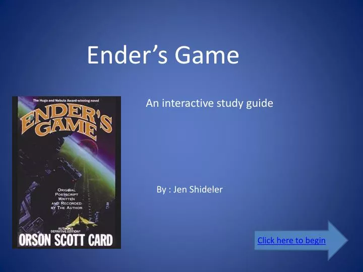 Ender's Game Chapter Summaries