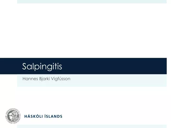 salpingitis