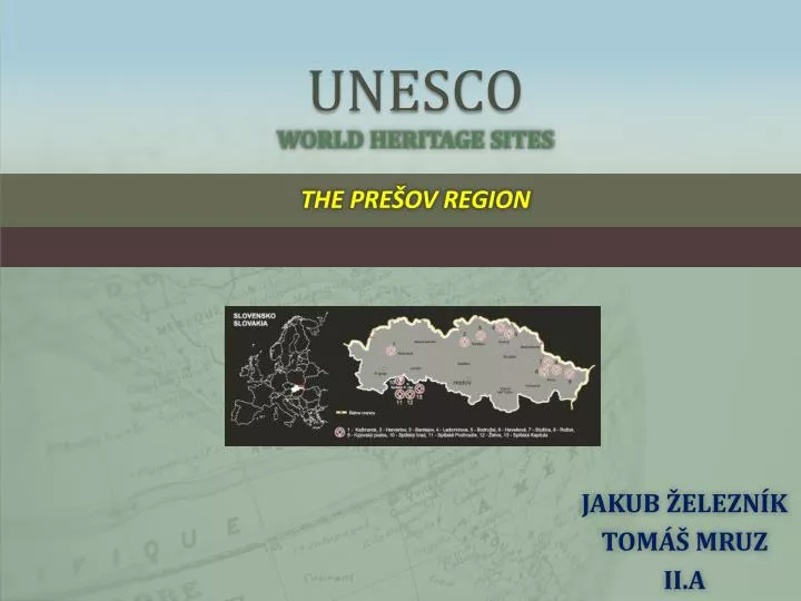 unesco world heritage sites the pre ov region