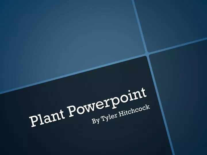 plant p owerpoint