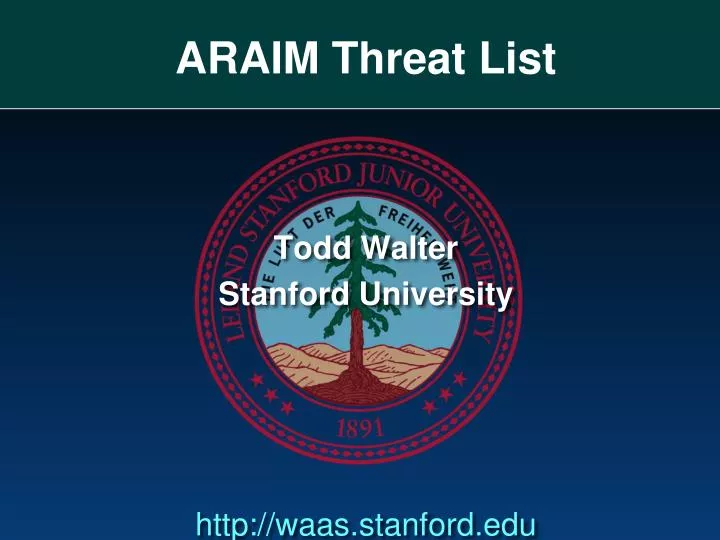araim threat list