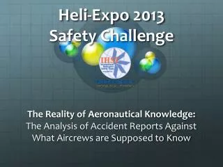 Heli -Expo 2013 Safety Challenge