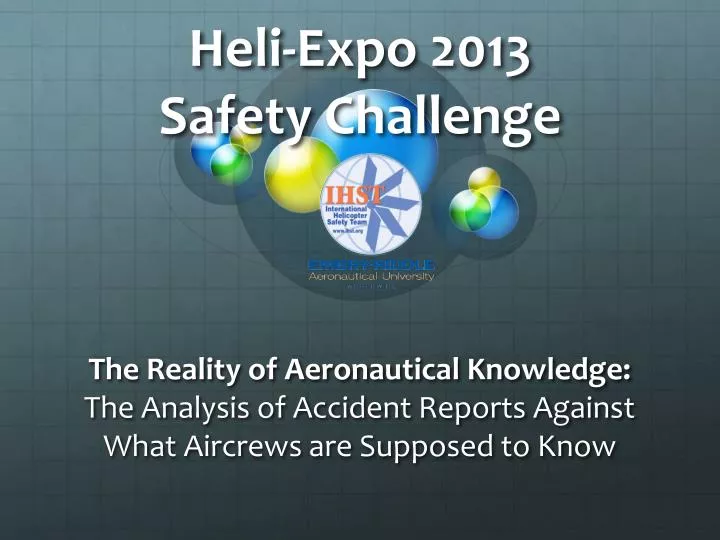 heli expo 2013 safety challenge