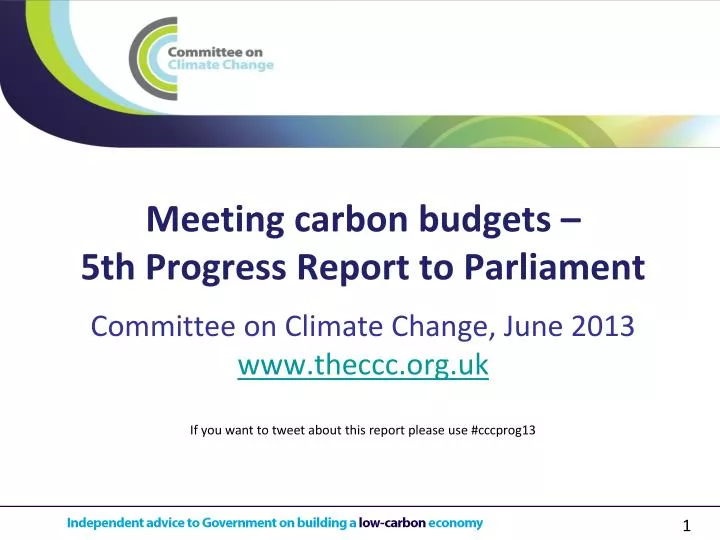 meeting carbon budgets 5th progress report to parliament