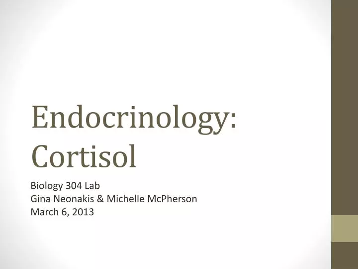 endocrinology cortisol