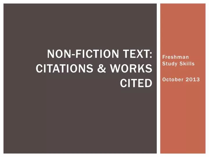 non fiction text citations works cited