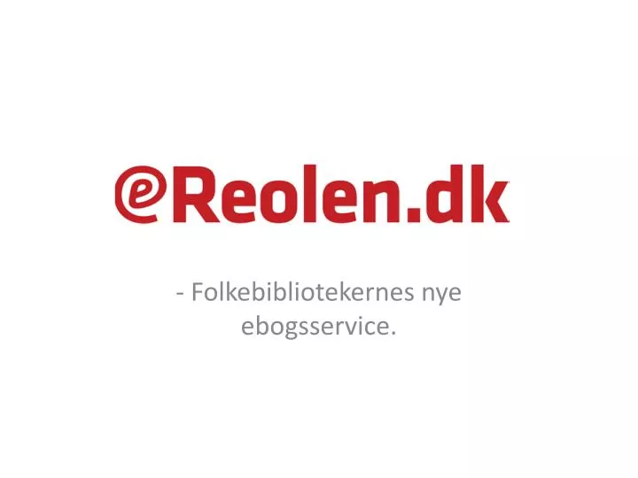 folkebibliotekernes nye ebogsservice