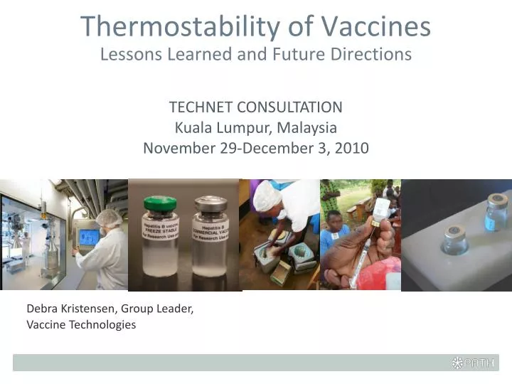 thermostability of vaccines lessons learned and future directions