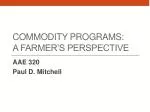 Commodity Programs: A Farmer’s Perspective - slide 1