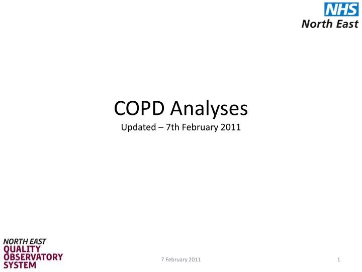 copd analyses updated 7th february 2011