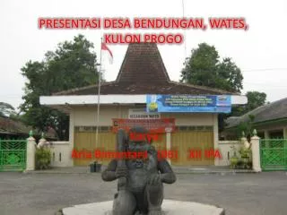 presentasi desa bendungan wates kulon progo