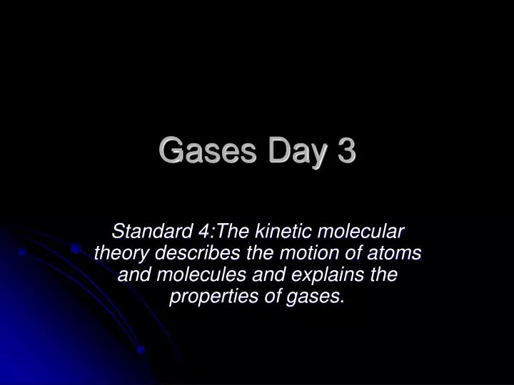 gases day 3