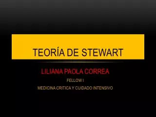 teor a de stewart