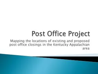 Post Office Project
