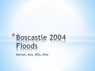 Boscastle 2004 Floods