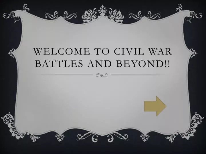 welcome to civil war battles and beyond