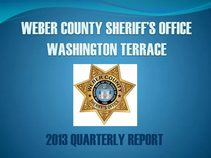 weber county sheriff s office washington terrace