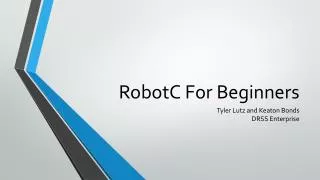 RobotC For Beginners