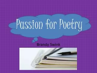 Passion for Poetry