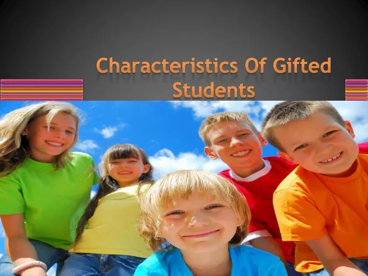 characteristics of gifted students