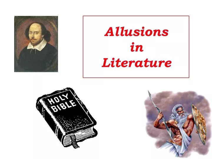 allusions in literature