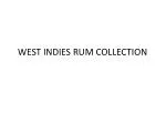 WEST INDIES RUM COLLECTION - slide 1