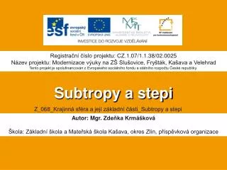 subtropy a stepi