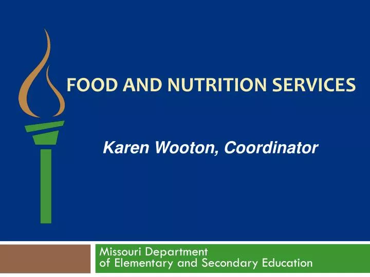 food and nutrition services