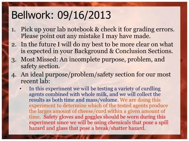 bellwork 09 16 2013