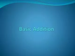 basic addition