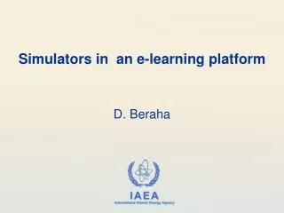 simulators in an e learning platform