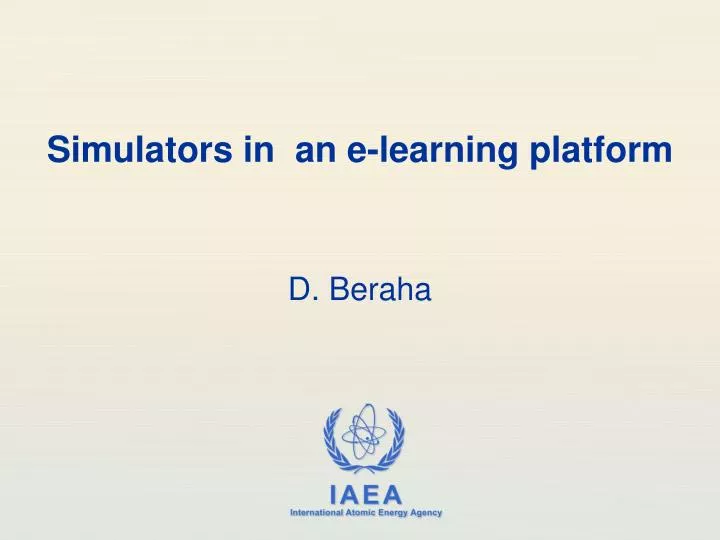simulators in an e learning platform