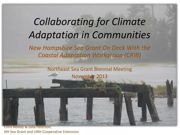 collaborating for climate adaptation in communities