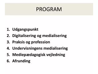 program
