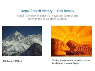 Nepal Church History - Gita Baraily