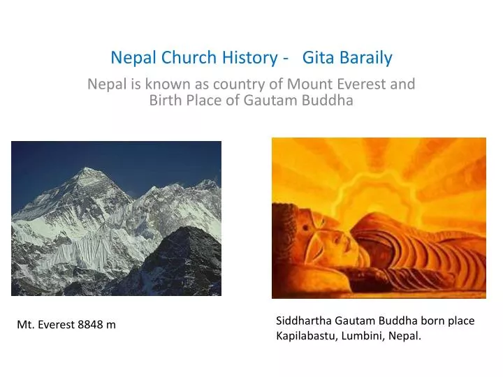 nepal church history gita baraily