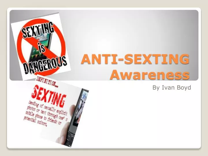anti sexting awareness
