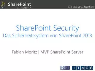 SharePoint Security Das Sicherheitssystem von SharePoint 2013