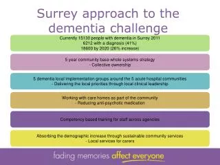 Surrey approach to the dementia challenge