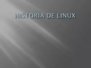 historia de linux