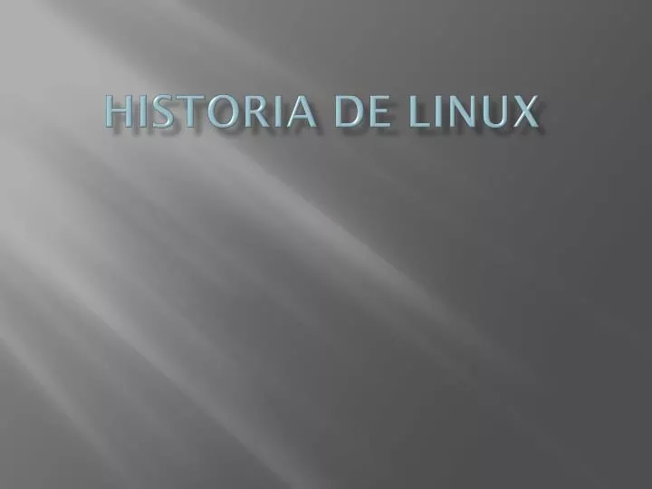 historia de linux