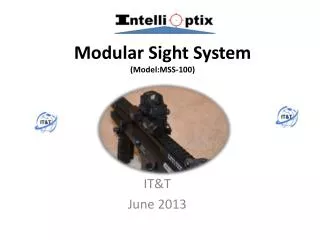 Modular Sight System ( Model:MSS-100 )