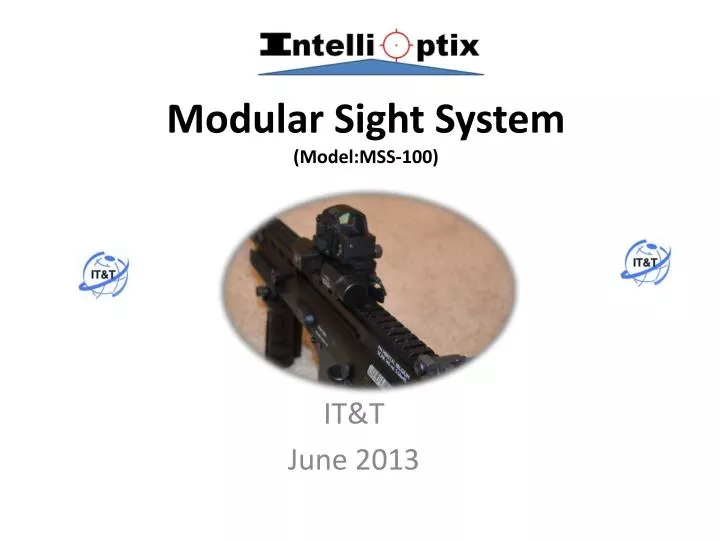 modular sight system model mss 100