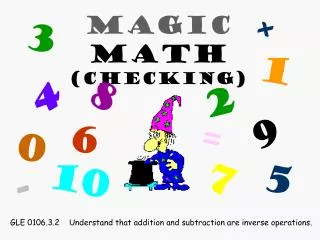 Magic Math (Checking)