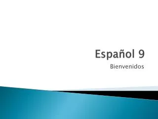 espa ol 9