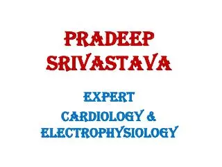 Pradeep Srivastava