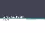 Behavioral Health