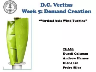 D.C. Veritas Week 5: Demand Creation