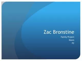 zac bronstine