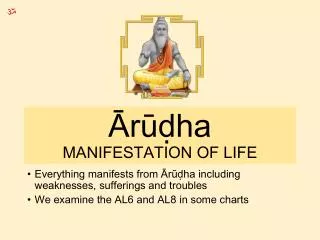 Ārūḍha MANIFESTATION OF LIFE